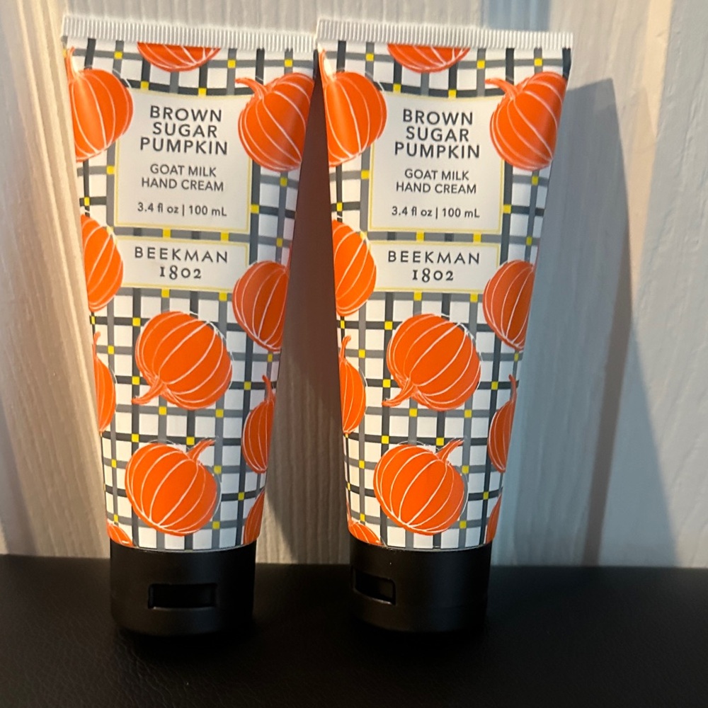 Beekman 1802 Brown Sugar Pumpkin Hand Cream duo - 3.4 fl.oz.
